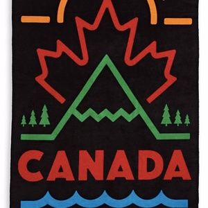 NWT Canada Olympic & Paralympic Team Velour Towel